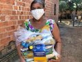 Para a trabalhadora autônoma de Formoso do Araguaia, Joana Brito dos Santos, a cesta básica chegou na hora certa