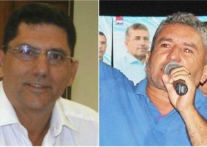Ex-prefeito Manoel Pinheiro e vereador Cleoman, dois dos candidatos que disputarão a eleição de domingo