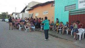 Reunião do Sindicato dos Servidores Municipais (Sindbelo), o prefeito de Campos Belos,