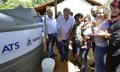 Governador Marcelo Miranda durante entrega de cisterna na zona rural de Conceição do Tocantins