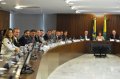 Presidentes de entidades municipalistas, diretoria da CNM, ministros e a presidente da República discutem as pautas dos Municípios brasileiros