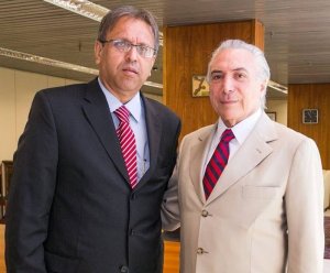 Governador Marcelo Miranda esteve com o presidente Michel Temer no último dia 9