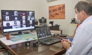 Secretário César Halum realizou, nesta quarta-feira, 13, uma videoconferência com os servidores da pasta para agradecer empenho
